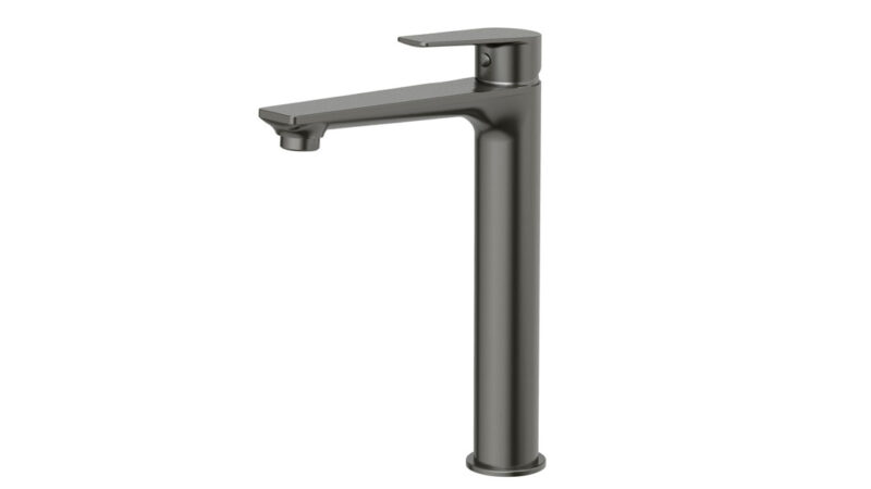 3512 Slavina ( mješalica ) za umivaonik Gun Metal visoka