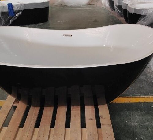 9800 Kada samostojeća H5244 Black 180 x 85