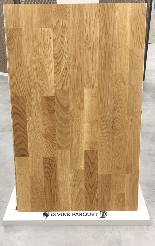 Troslojni 3-linijski parket Lak 19 Gloss Natur-Objekt