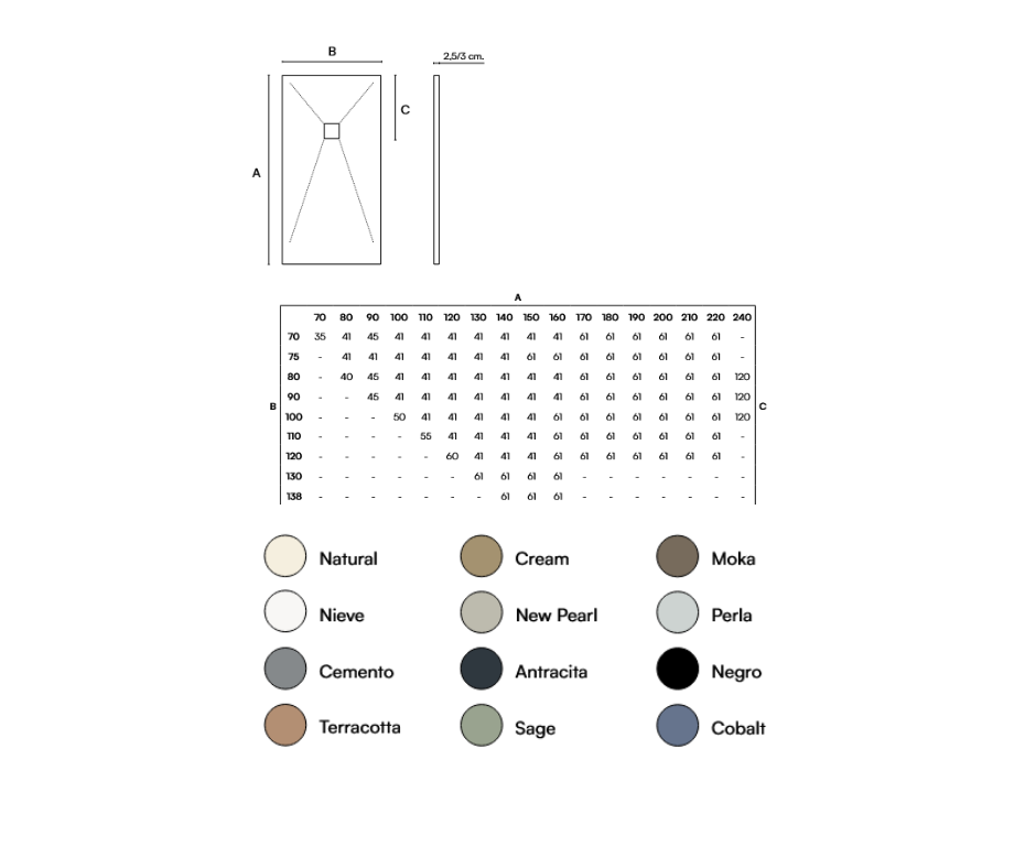9761 Tuš kada Smart SL Nieve 80 x 80