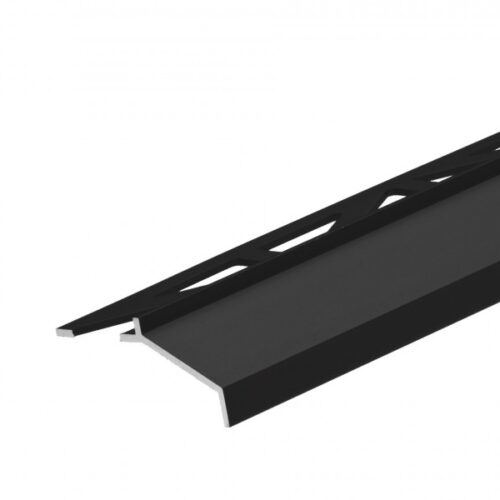 99260 Aluminijska okapna lajsna 830051 Crna 2,5m