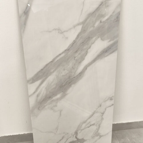 60 x 120 Rett Calacata Wave Glossy - Gres porculan podne pločice
