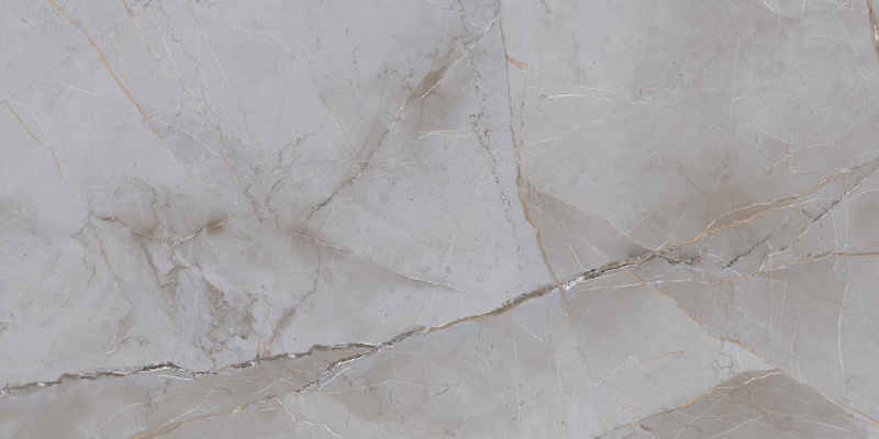 60 x 120 Rett Limestone Grey Glossy - Gres porculan podne pločice