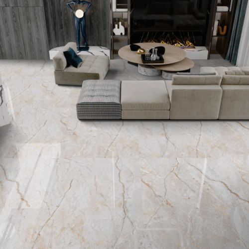 60 x 60 Rett Mystic Bianco - Gres porculan pločice