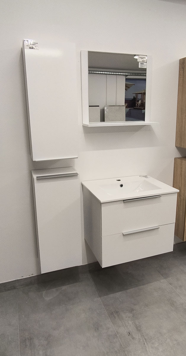 Kupaonska garnitura viseća Bijela 60