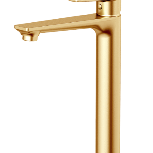 4236 Slavina ( mješalica ) za umivaonik Topaz visoka jednoručna zlatna