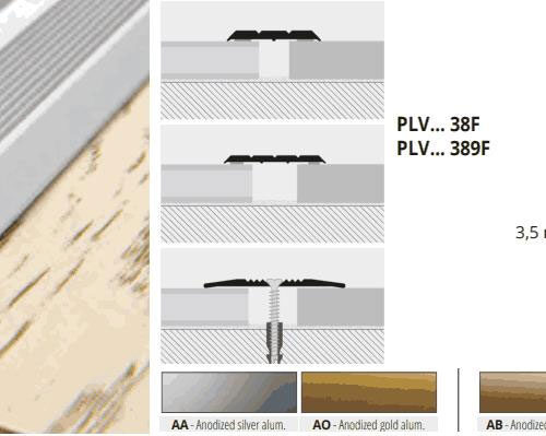 Lajsna alu ljepljiva PLVA0 38A 2,70 m